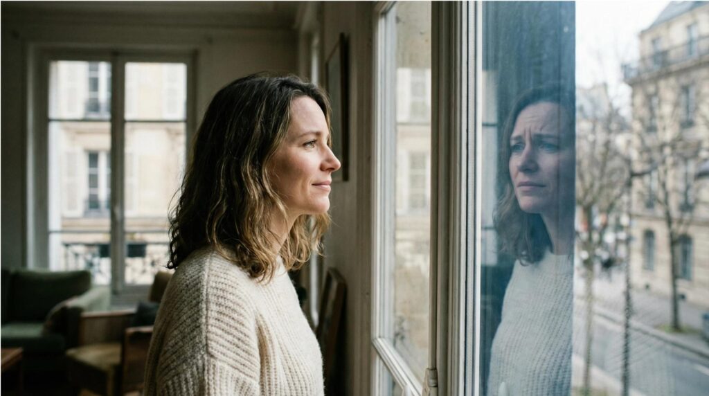 Osoba doświadczająca wahań nastroju i chwiejności emocjonalnej